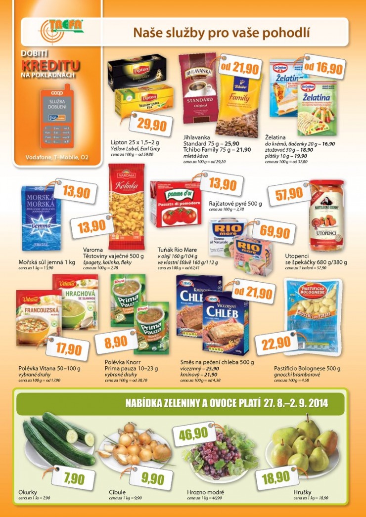 let�k COOP Trefa od 27.8.2014 strana 1