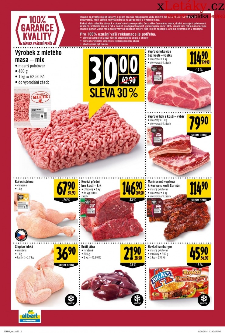 leták Albert Hypermarket akční leták strana 1 leták Albert Hypermarket akční leták strana 1