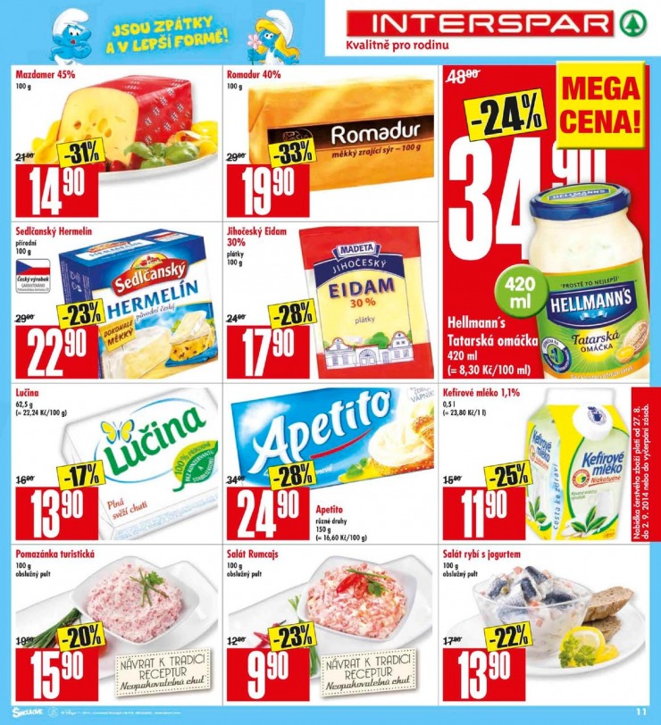 leták Interspar Akční nabídka od 27.8.2014 strana 1 leták Interspar Akční nabídka od 27.8.2014 strana 1