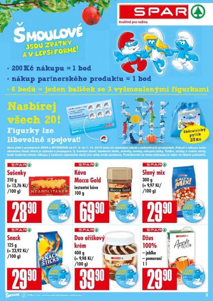 letk Interspar nabdka Spar od 27.8.2014 strana 1