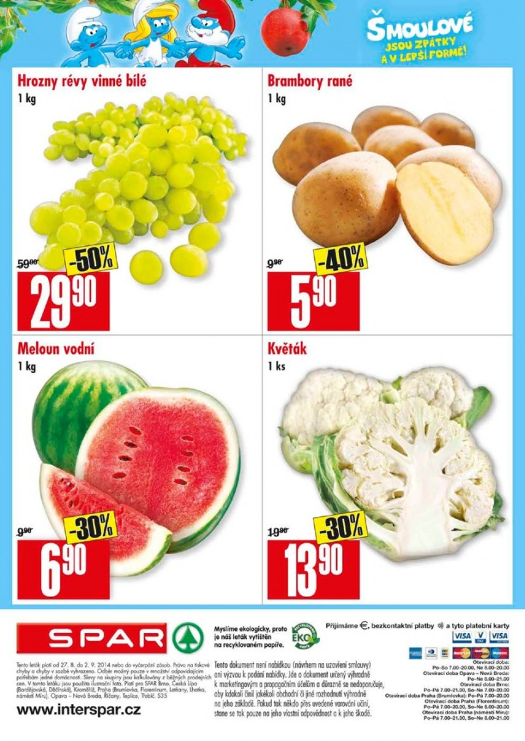 leták Interspar nabídka Spar od 27.8.2014 strana 1 leták Interspar nabídka Spar od 27.8.2014 strana 1