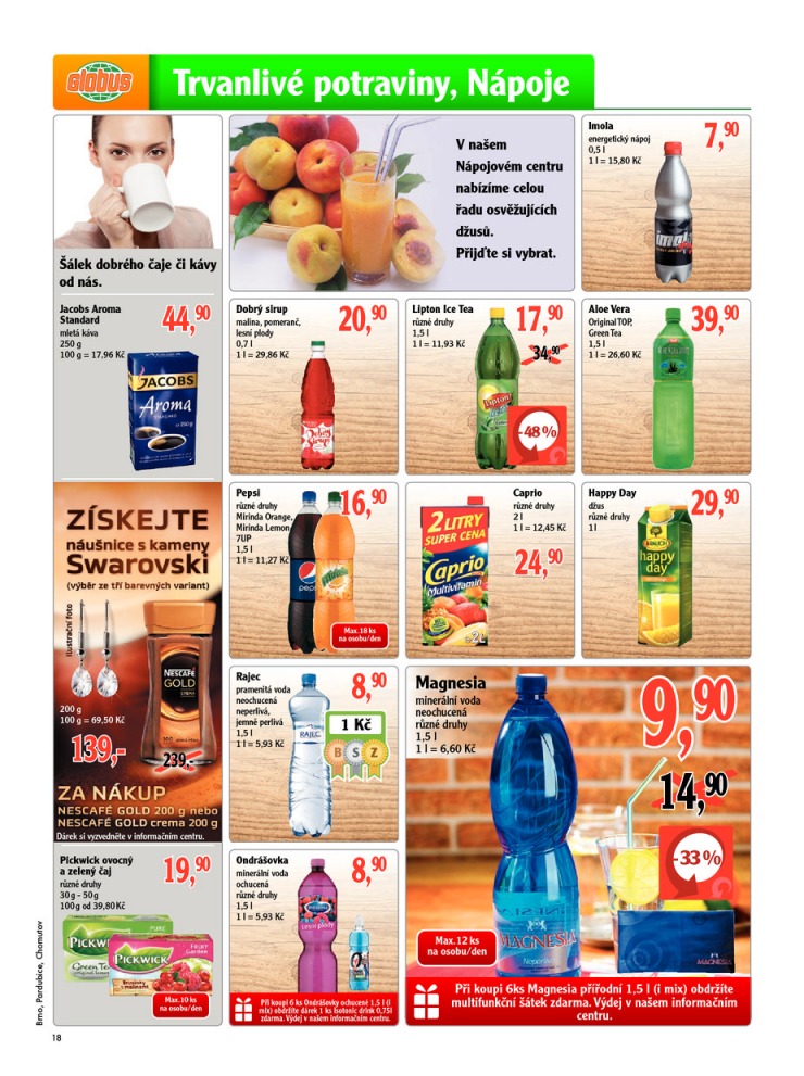 leták Globus Naše noviny od 28.8.2014  strana 1 leták Globus Naše noviny od 28.8.2014 strana 1