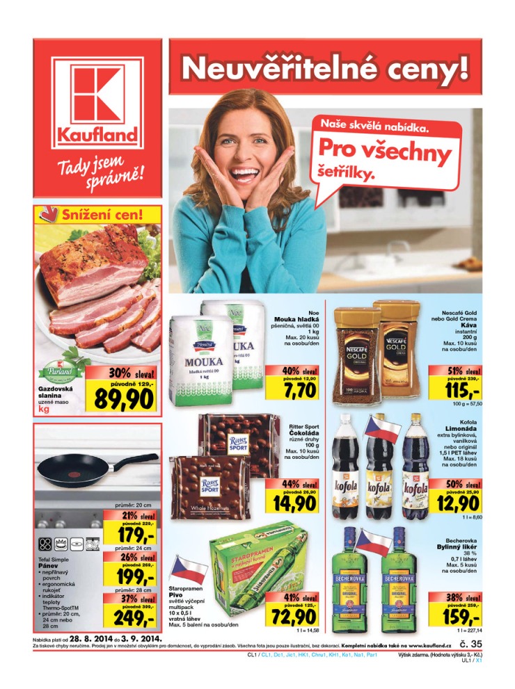 letk Kaufland Aktuln nabdka od 28.8.2014 strana 1