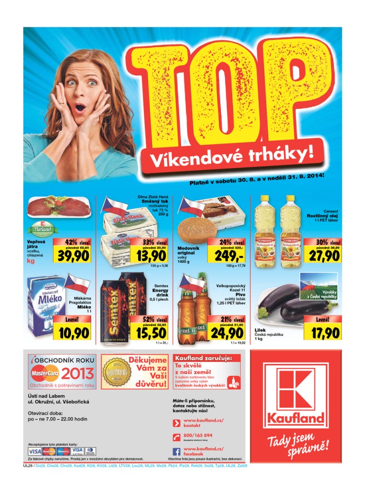 leták Kaufland Aktuální nabídka od 28.8.2014 strana 1 leták Kaufland Aktuální nabídka od 28.8.2014 strana 1
