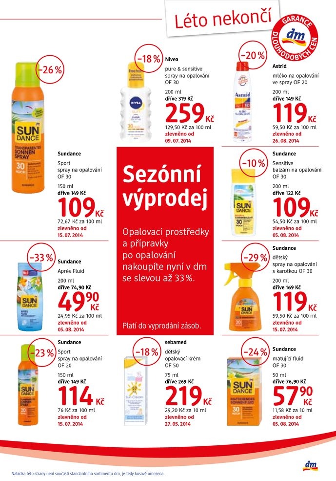 leták DM drogerie Journal 2. část od 27.8.2014 strana 1 leták DM drogerie Journal 2. část od 27.8.2014 strana 1