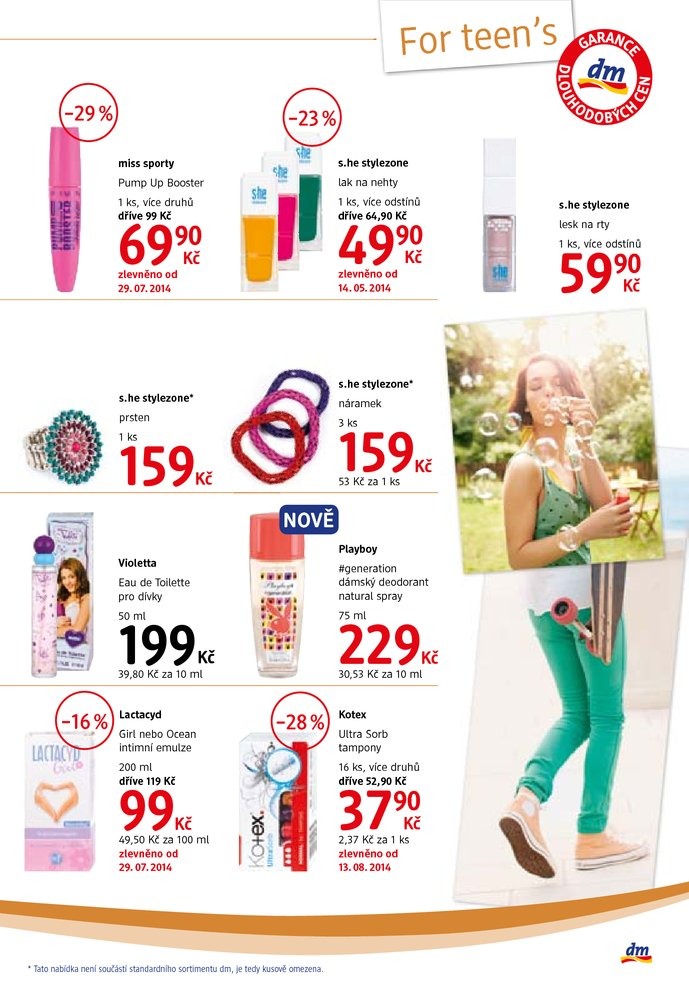 let�k DM drogerie Journal od 27.8.2014 strana 1