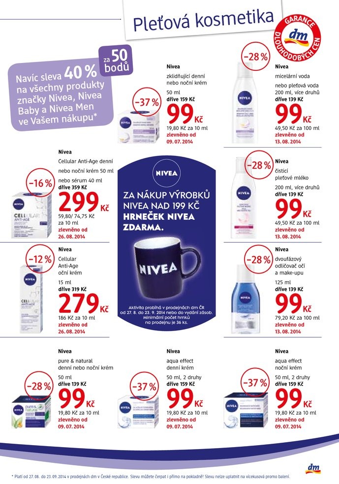 let�k DM drogerie Journal od 27.8.2014 strana 1