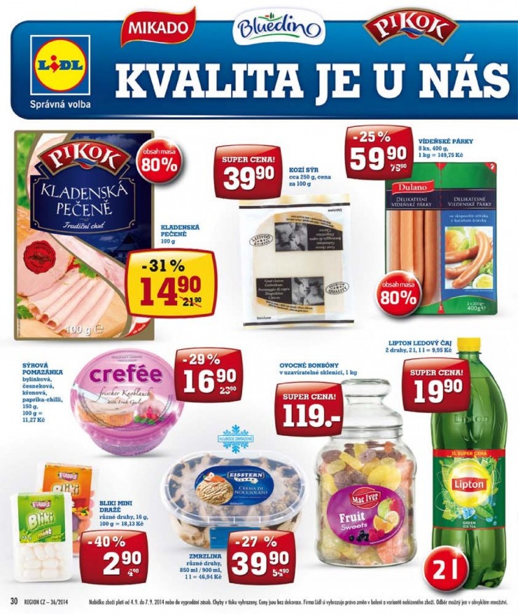 let�k Lidl Ak�n� nab�dka od 1.9.2014 strana 1