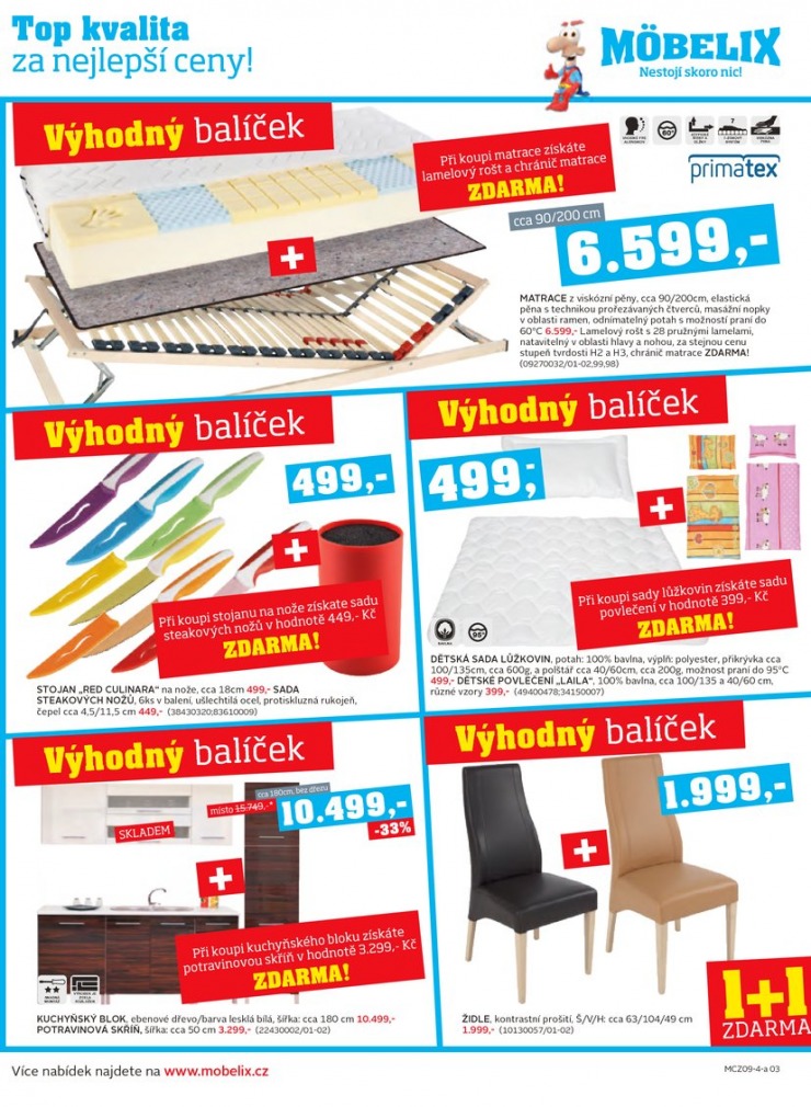 leták Mobelix Aktuální prospekt od 1.9.2014 strana 1 leták Mobelix Aktuální prospekt od 1.9.2014 strana 1