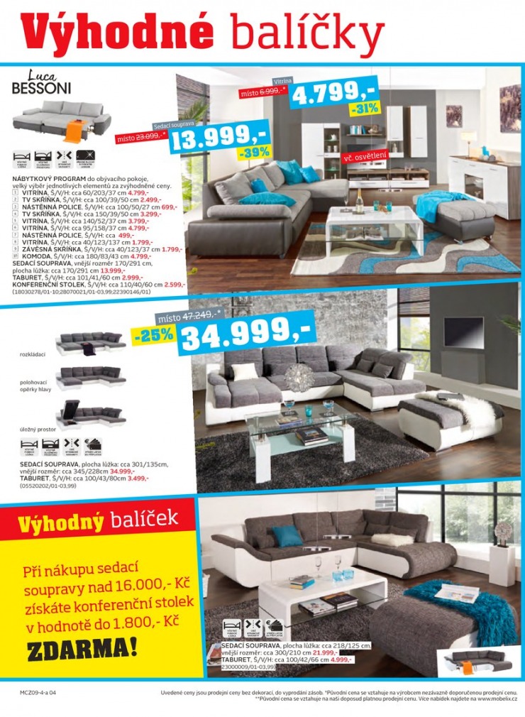 let�k Mobelix Aktu�ln� prospekt od 1.9.2014 strana 1