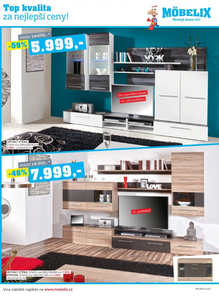 let�k Mobelix Aktu�ln� prospekt od 1.9.2014 strana 1