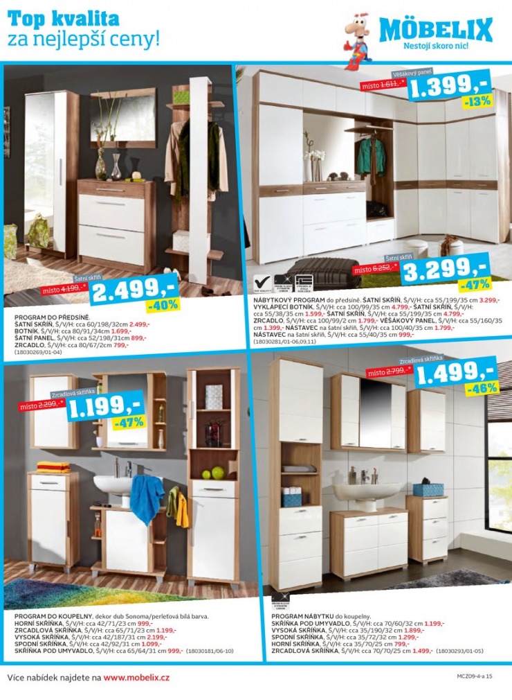 let�k Mobelix Aktu�ln� prospekt od 1.9.2014 strana 1