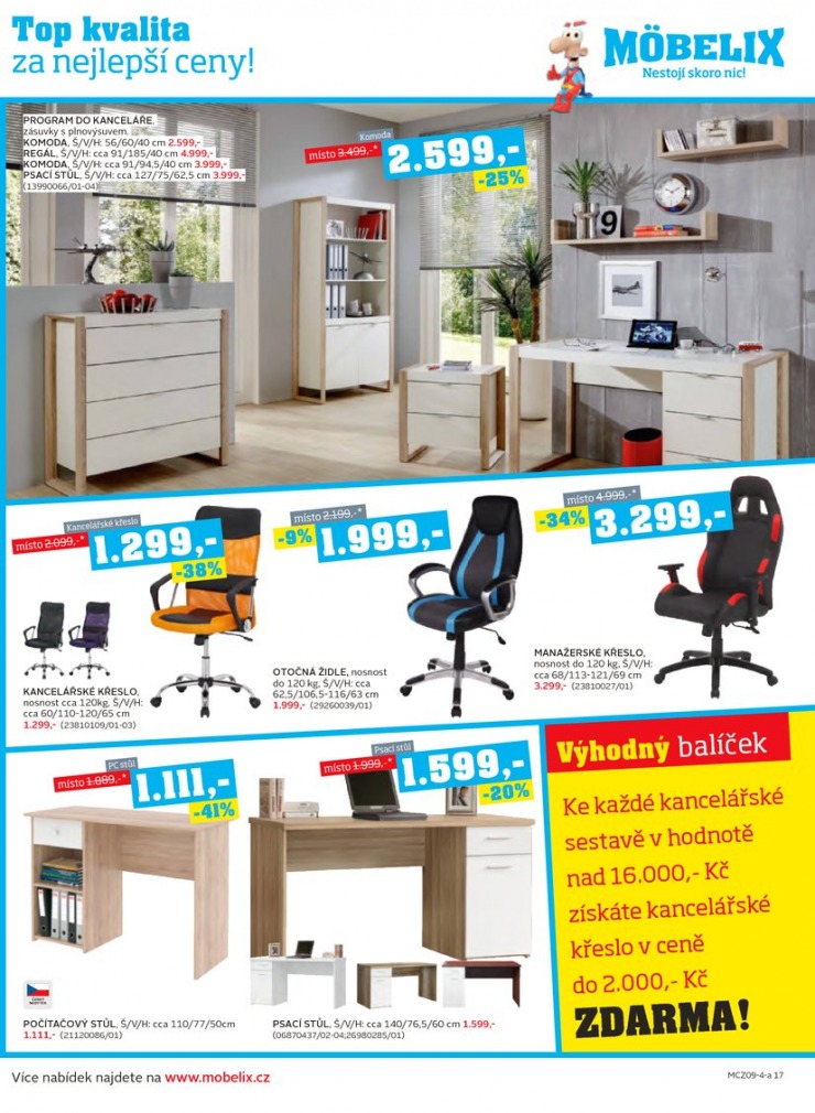 let�k Mobelix Aktu�ln� prospekt od 1.9.2014 strana 1