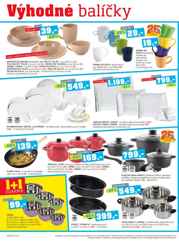 let�k Mobelix Aktu�ln� prospekt od 1.9.2014 strana 1