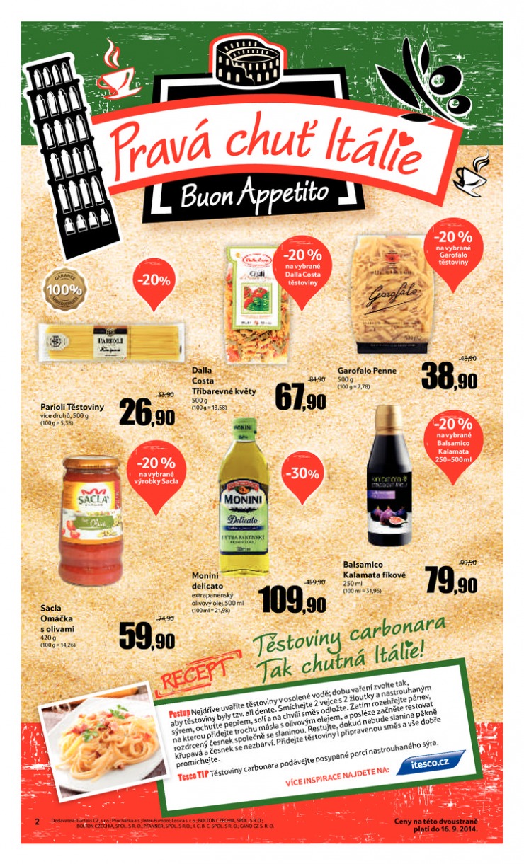 leták Tesco supermarkety od 3.9.2014 strana 1 leták Tesco supermarkety od 3.9.2014 strana 1