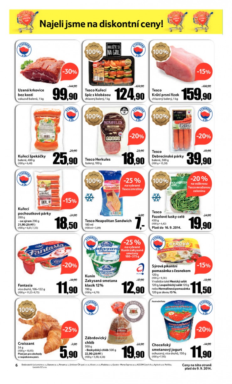 let�k Tesco supermarkety od 3.9.2014 strana 1
