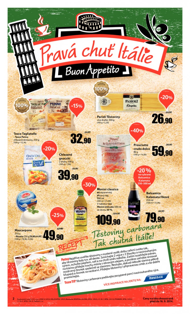leták Tesco OD od 3.9.2014 strana 1 leták Tesco OD od 3.9.2014 strana 1