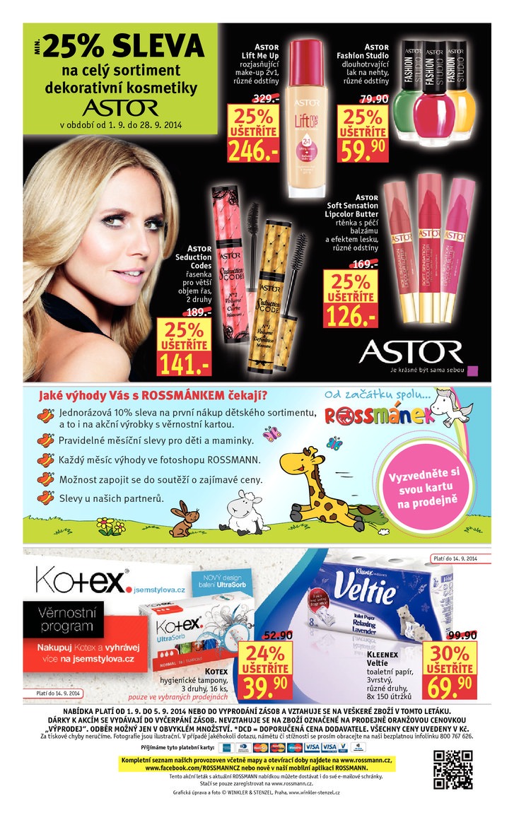 leták Rossmann Leták od 1.9.2014 strana 1 leták Rossmann Leták od 1.9.2014 strana 1