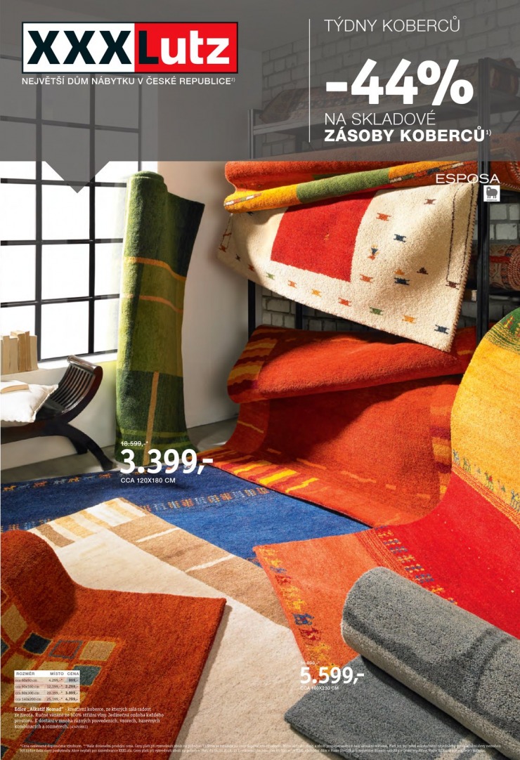 letk XXXLutz Koberce od 1.9.2014 strana 1