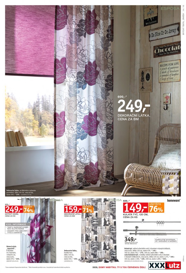 let�k XXXLutz N�bytek od 1.9.2014 strana 1