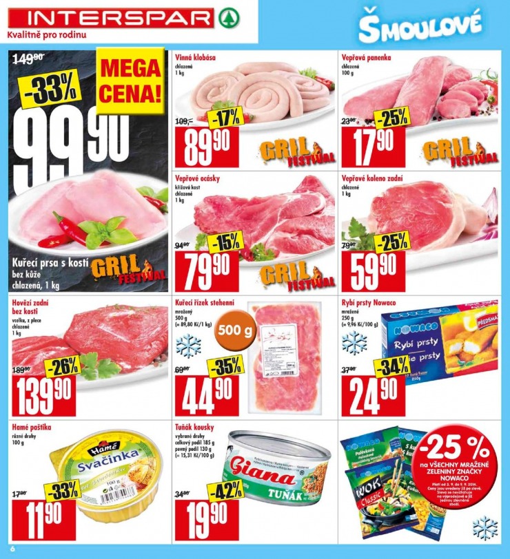 leták Interspar Akční nabídka od 3.9.2014 strana 1 leták Interspar Akční nabídka od 3.9.2014 strana 1