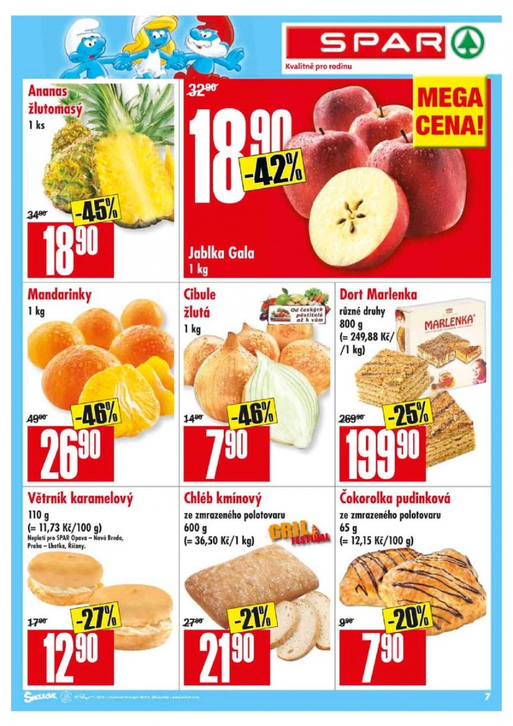 letk Interspar nabdka Spar od 3.9.2014 strana 1