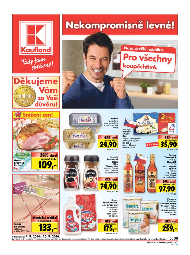 letk Kaufland Aktuln nabdka od 4.9.2014 strana 1