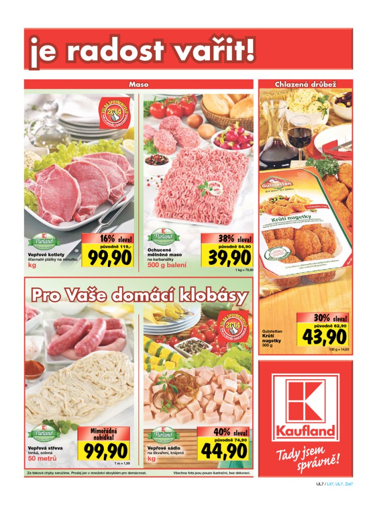 let�k Kaufland Aktu�ln� nab�dka od 4.9.2014 strana 1