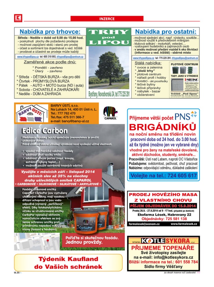 let�k Kaufland Aktu�ln� nab�dka od 4.9.2014 strana 1