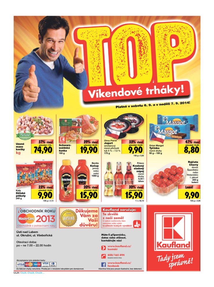 leták Kaufland Aktuální nabídka od 4.9.2014 strana 1 leták Kaufland Aktuální nabídka od 4.9.2014 strana 1