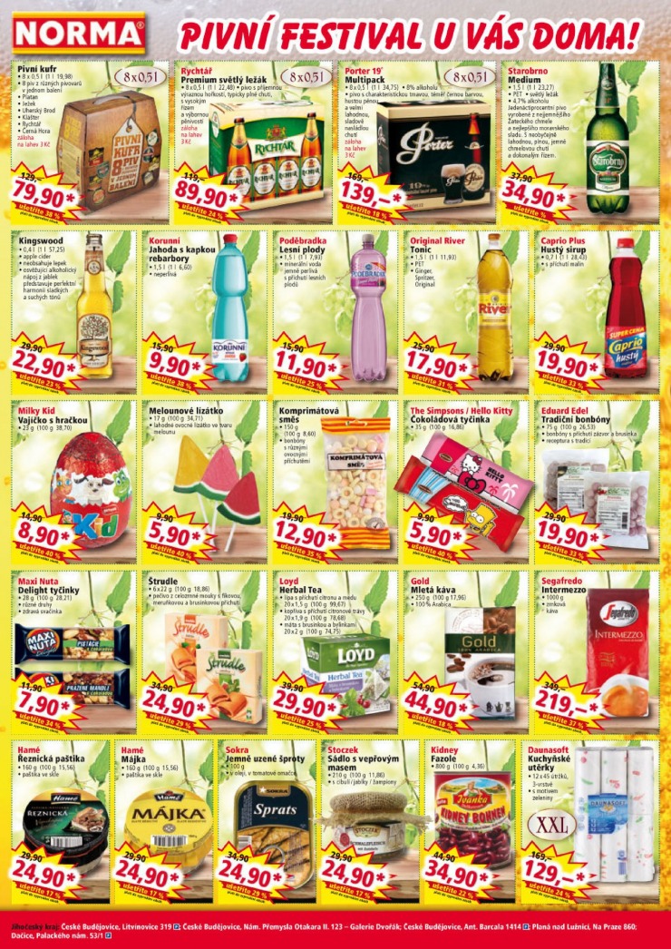 leták Norma Aktuální leták od 8.9.2014 strana 1 leták Norma Aktuální leták od 8.9.2014 strana 1