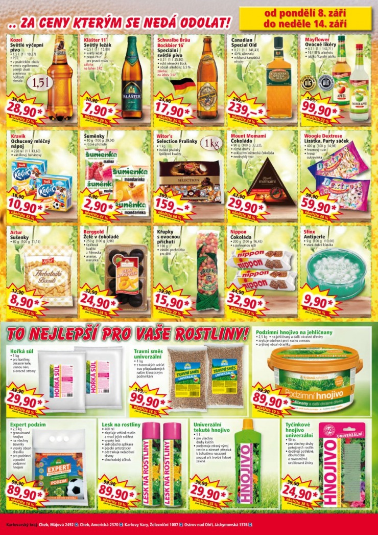 leták Norma Aktuální leták od 8.9.2014 strana 1 leták Norma Aktuální leták od 8.9.2014 strana 1