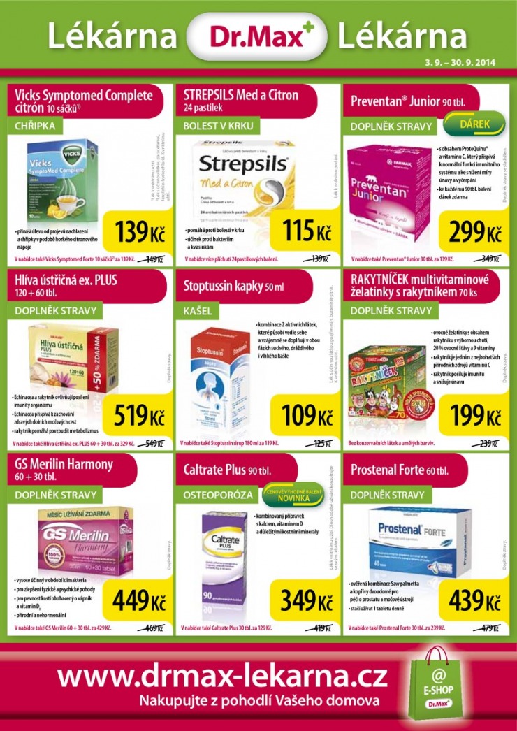 let�k Dr. Max l�k�rna Aktu�ln� let�k od 3.9.2014 strana 1