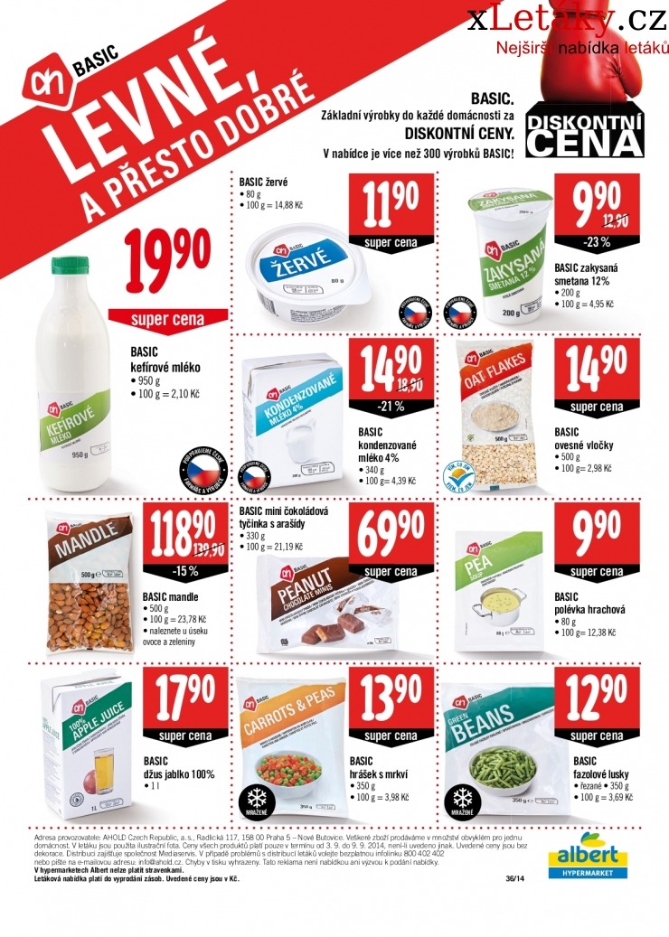 leták Albert Hypermarket leták strana 1 leták Albert Hypermarket leták strana 1