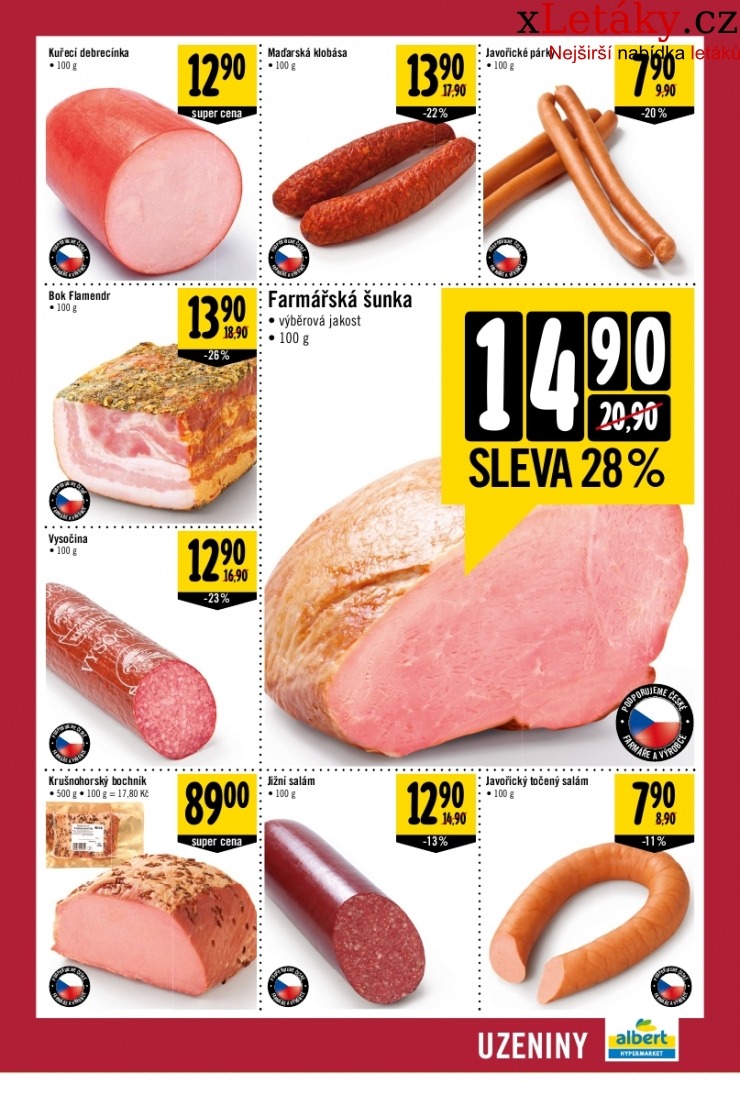 leták Albert Hypermarket leták strana 1 leták Albert Hypermarket leták strana 1