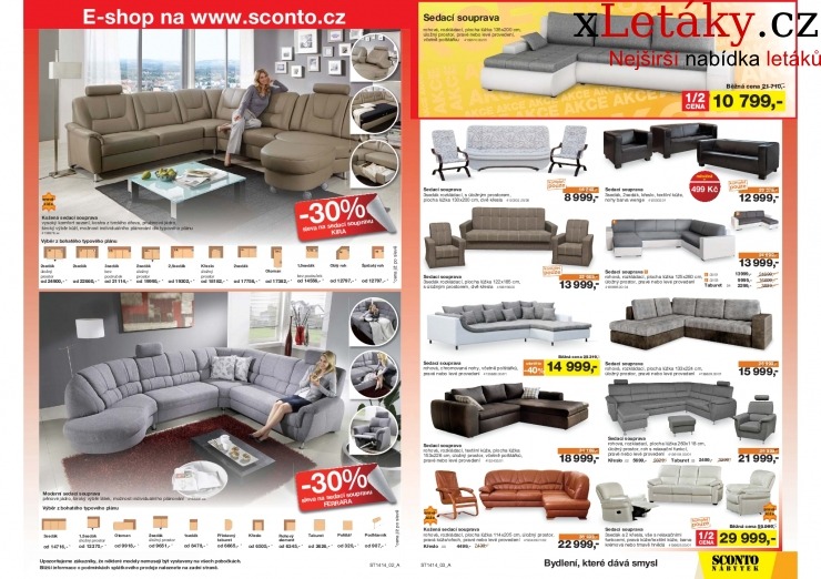 leták Sconto nábytek leták strana 1 leták Sconto nábytek leták strana 1