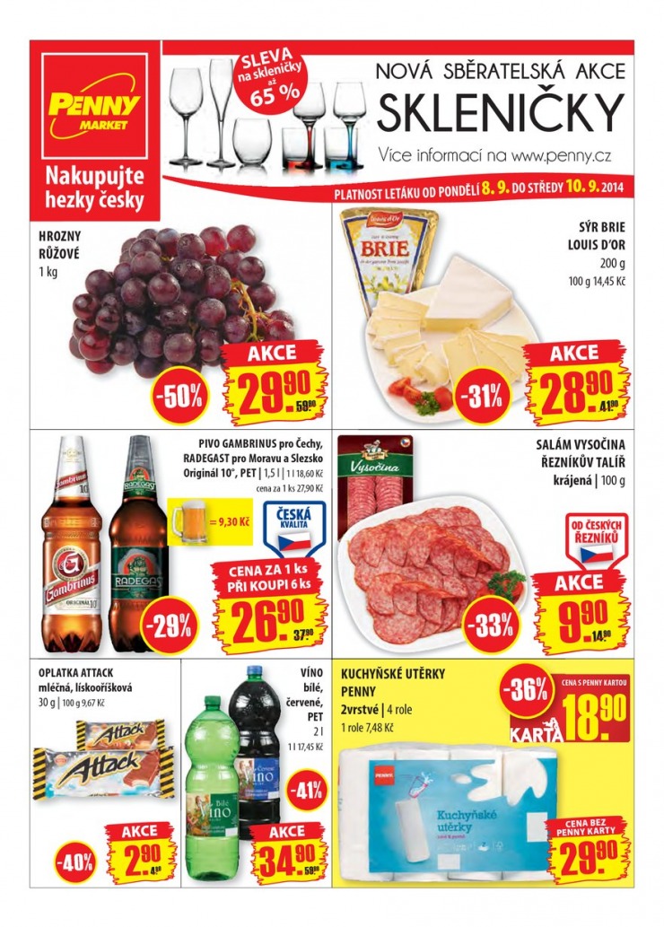 leták Penny Aktuální nabídka od 8.9.2014 strana 1 leták Penny Aktuální nabídka od 8.9.2014 strana 1