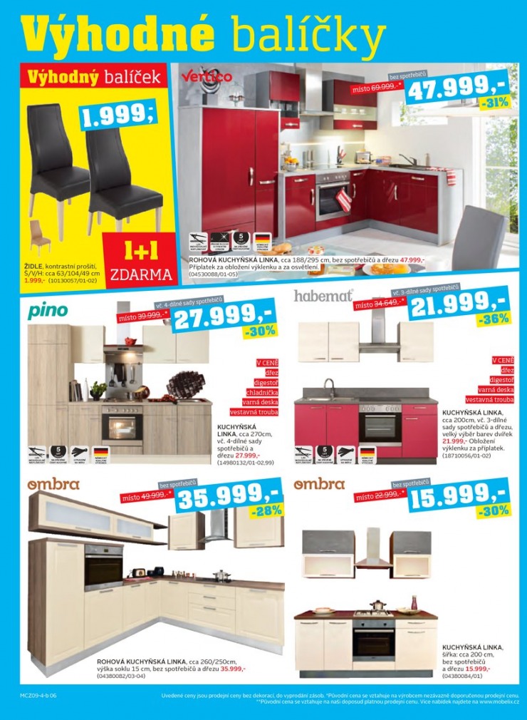 let�k Mobelix Aktu�ln� prospekt od 8.9.2014 strana 1