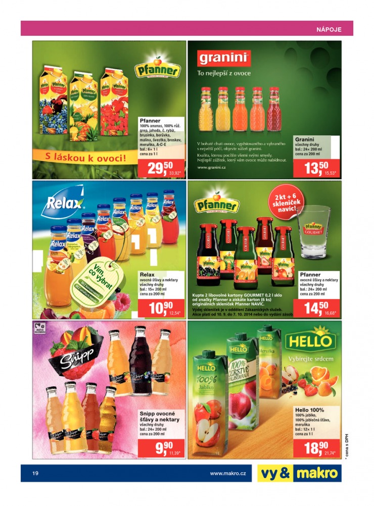 let�k Makro Gastronomie trvanliv� zbo�� od 10.9.2014 strana 1