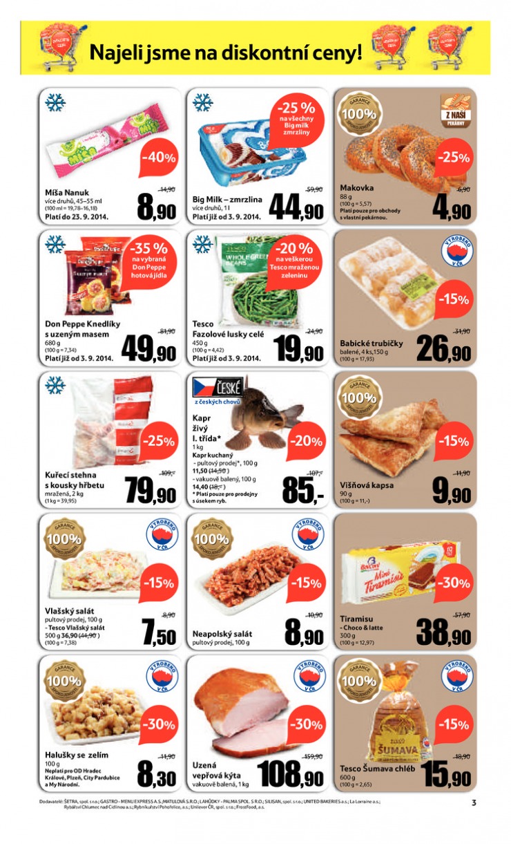 leták Tesco hypermarkety od 10.9.2014 strana 1 leták Tesco hypermarkety od 10.9.2014 strana 1