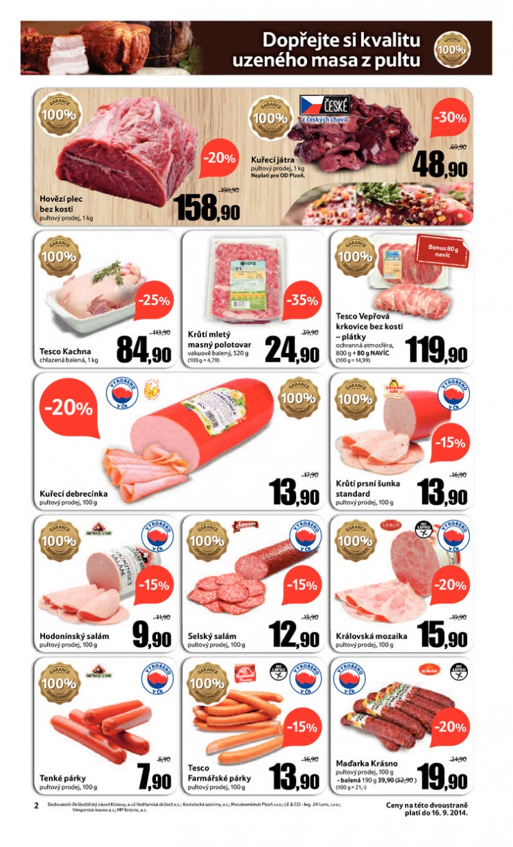 leták Tesco OD od 10.9.2014 strana 1 leták Tesco OD od 10.9.2014 strana 1
