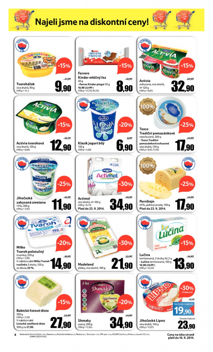 leták Tesco OD od 10.9.2014 strana 1 leták Tesco OD od 10.9.2014 strana 1