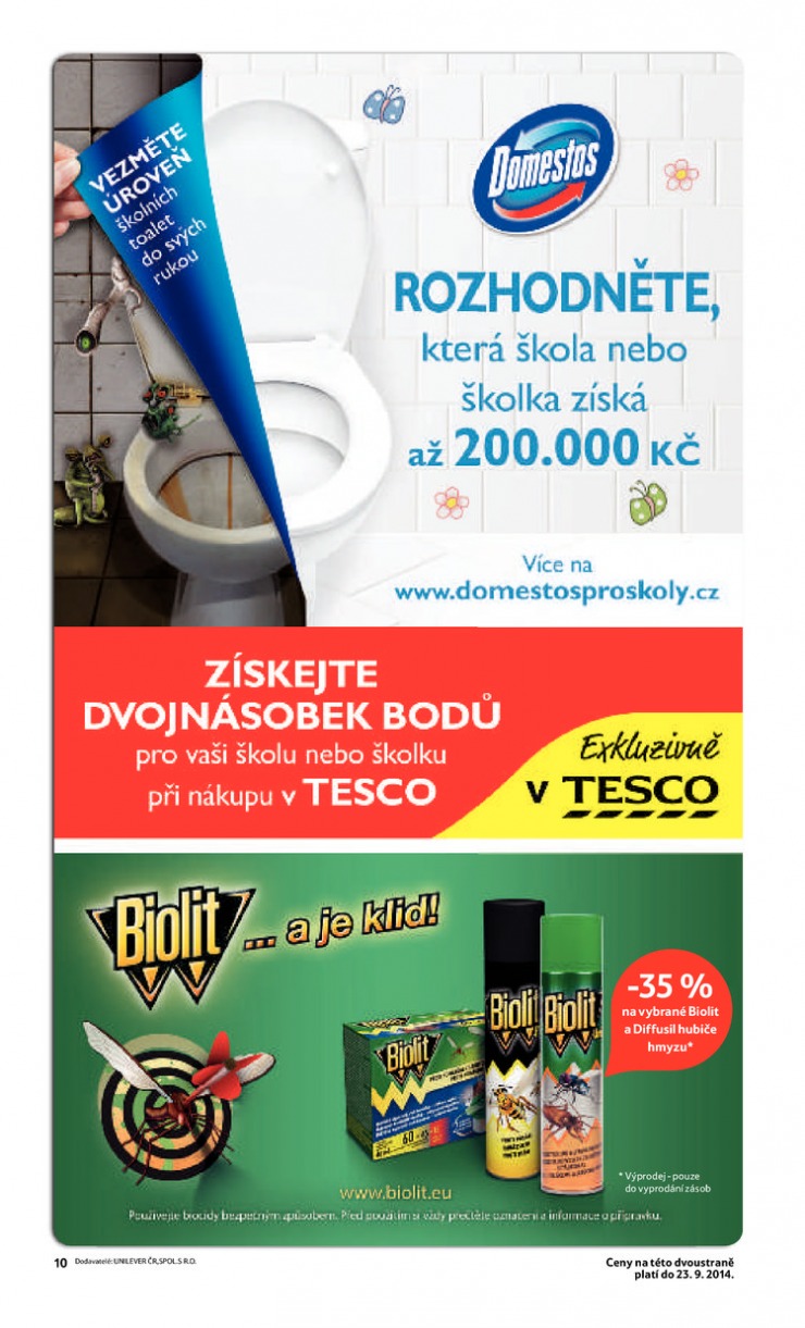 leták Tesco OD od 10.9.2014 strana 1 leták Tesco OD od 10.9.2014 strana 1
