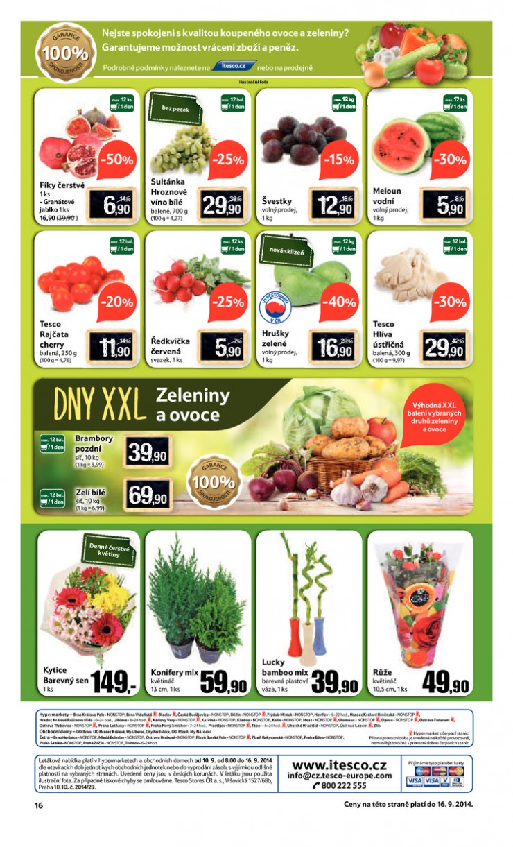 leták Tesco velké hypermarkety od 10.9.2014 strana 1 leták Tesco velké hypermarkety od 10.9.2014 strana 1