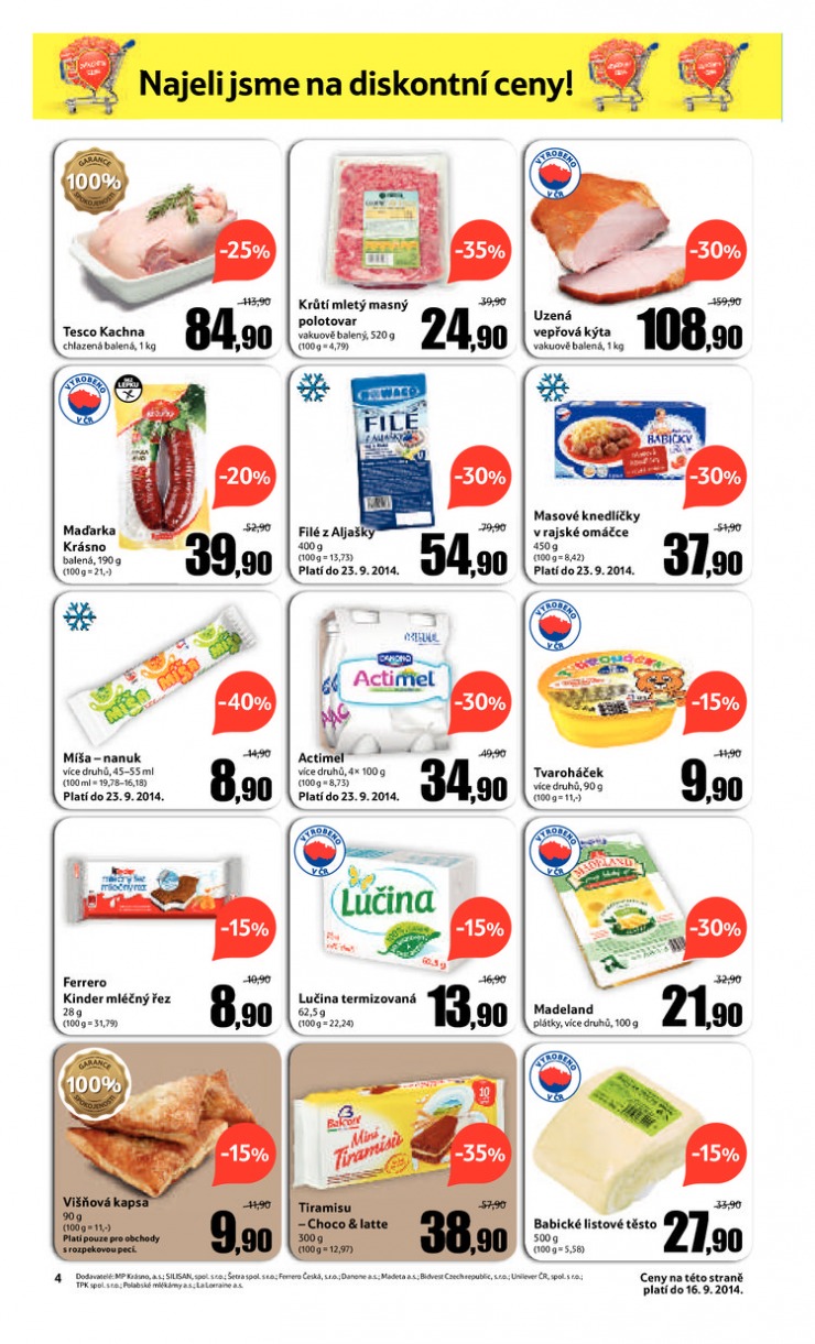 let�k Tesco supermarkety od 10.9.2014 strana 1