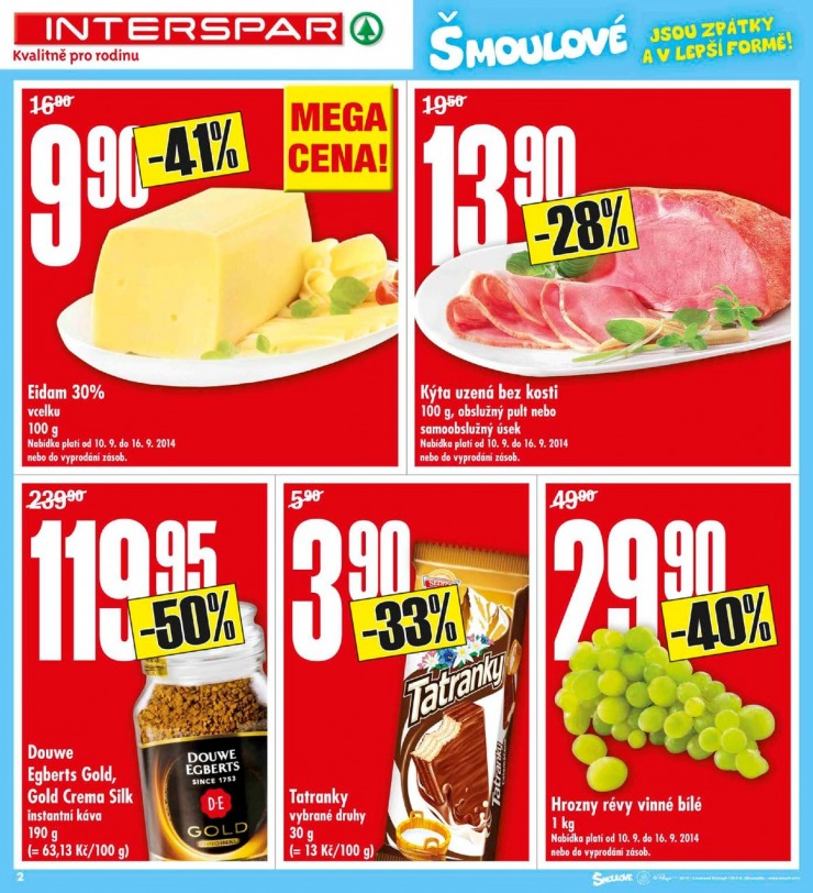 leták Interspar Akční nabídka od 10.9.2014 strana 1 leták Interspar Akční nabídka od 10.9.2014 strana 1