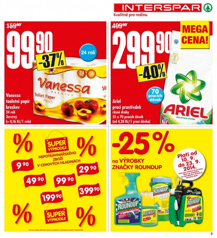 leták Interspar Akční nabídka od 10.9.2014 strana 1 leták Interspar Akční nabídka od 10.9.2014 strana 1