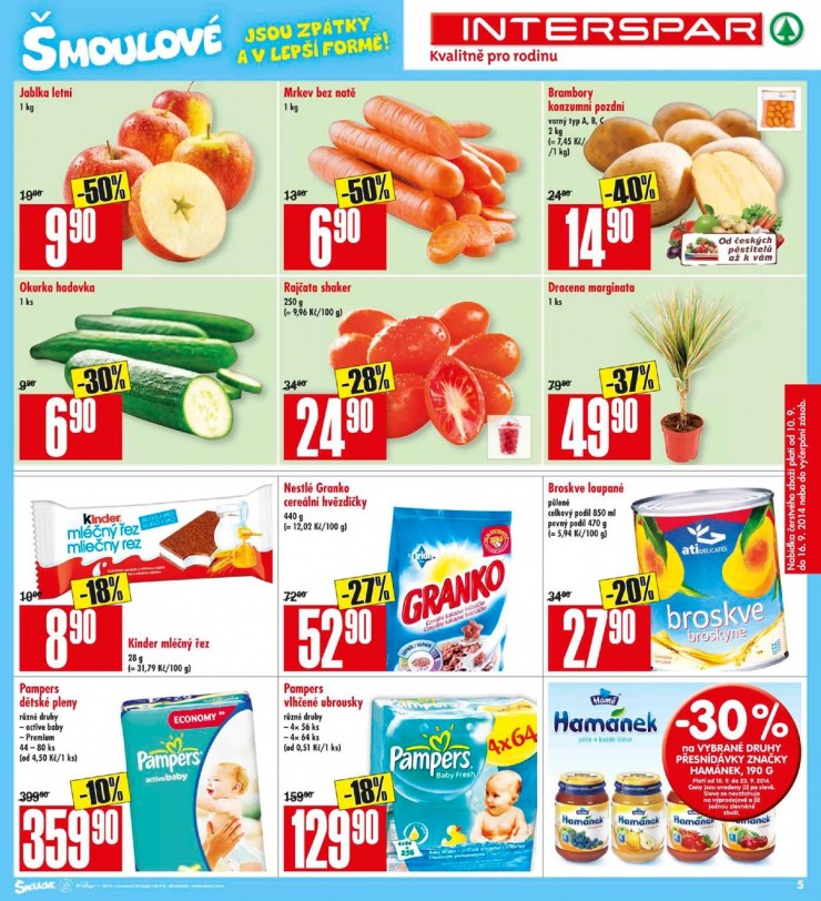 leták Interspar Akční nabídka od 10.9.2014 strana 1 leták Interspar Akční nabídka od 10.9.2014 strana 1