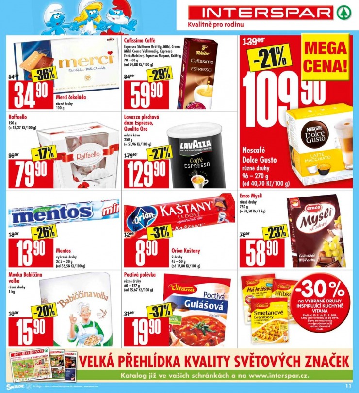 leták Interspar Akční nabídka od 10.9.2014 strana 1 leták Interspar Akční nabídka od 10.9.2014 strana 1