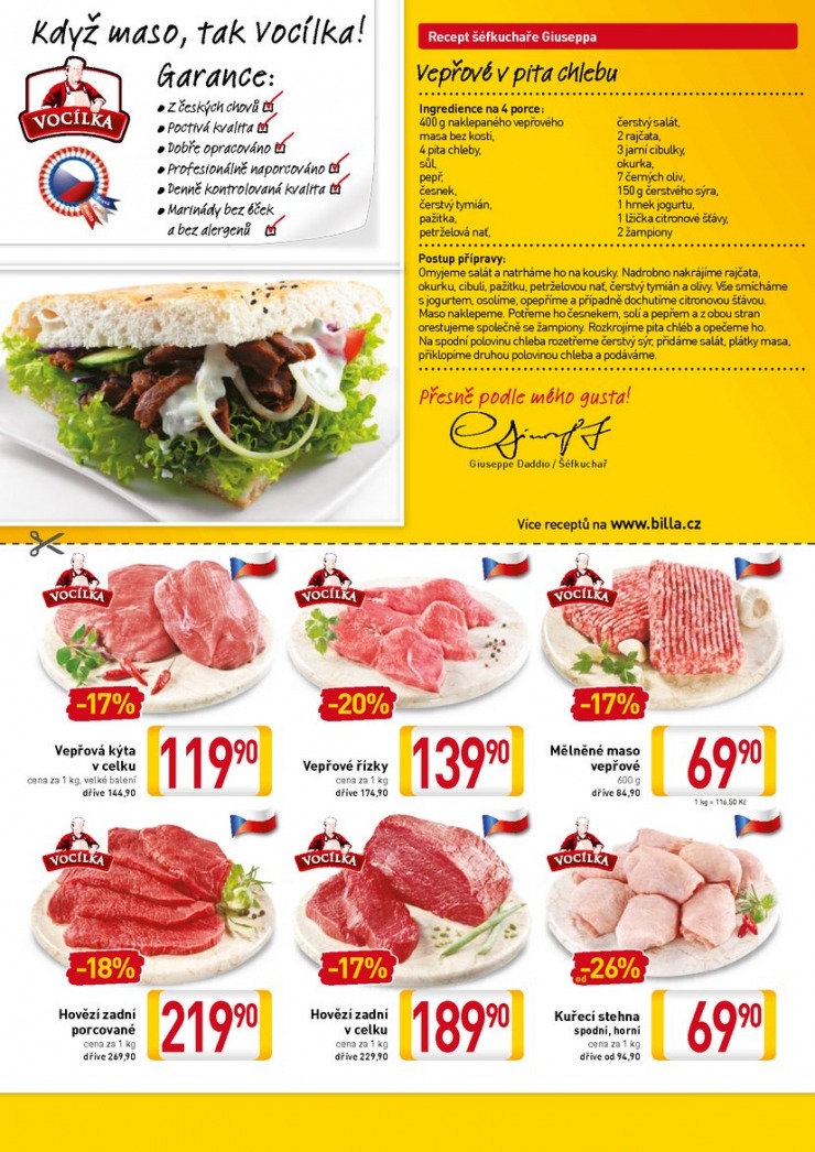 let�k Billa vybran� prodejny od 10.9.2014 strana 1